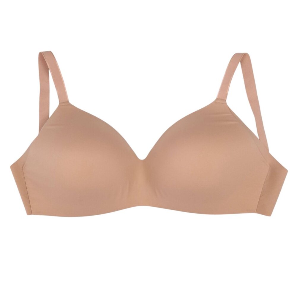 Knix WingWoman Contour Bra 7++ Warm Sand wire free T-shirt seamless beige nude
